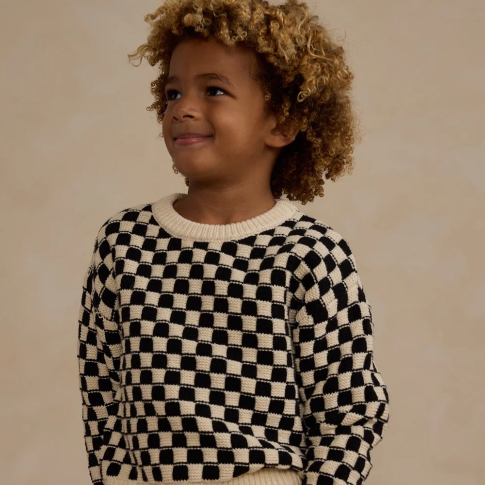 Rylee + Cru Aspen Checkered Sweater